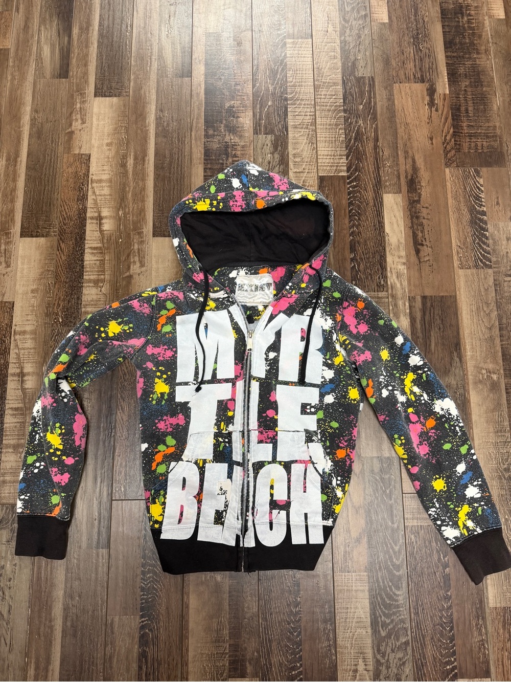 Y2k Paint Splatter Hoodie
